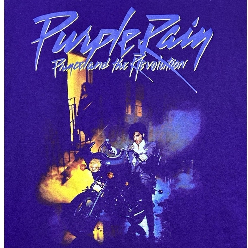Purple Rain Prince and The Revolution Tee Short Sleeve XL Official Shirt Rock